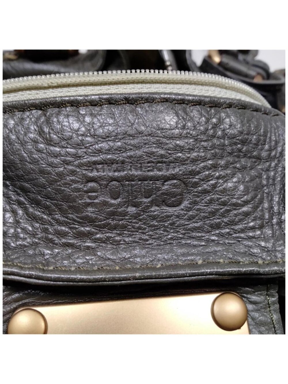 Authentic Chloé Paddington Leather Padlock Satchel Bag - Picture 16 of 16